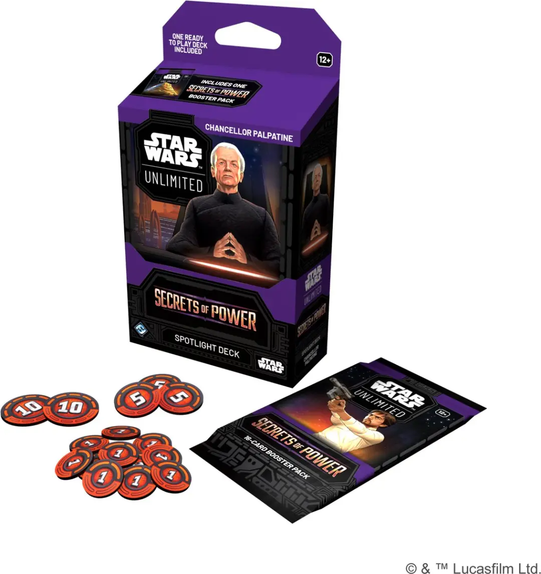Fantasy Flight Games Star Wars Unlimited Palpatine Spotlight Deck - 1 Speler