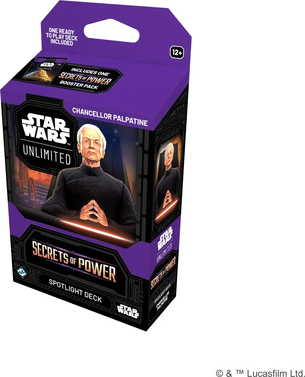 Fantasy Flight Games Star Wars Unlimited Palpatine Spotlight Deck - 1 Speler