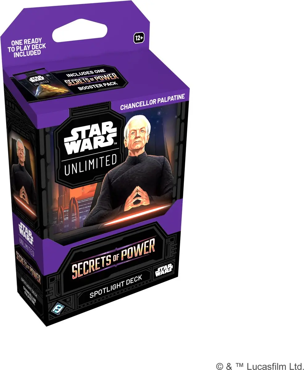 Fantasy Flight Games Star Wars Unlimited Palpatine Spotlight Deck