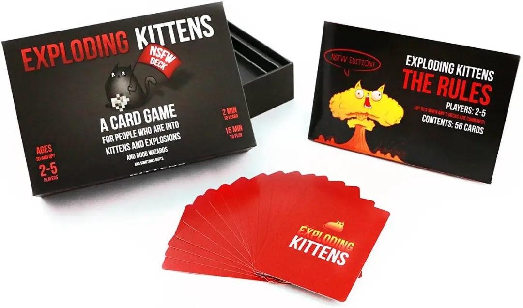 Exploding Kittens NSFW Edition EKG-NSFW1-1 Kaartspel - 2-5 Spelers