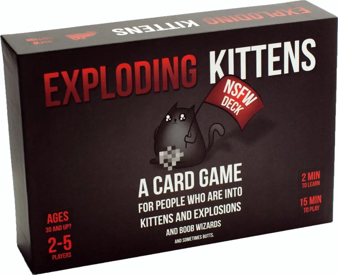 Exploding Kittens NSFW Edition EKG-NSFW1-1 Kaartspel - 2-5 Spelers