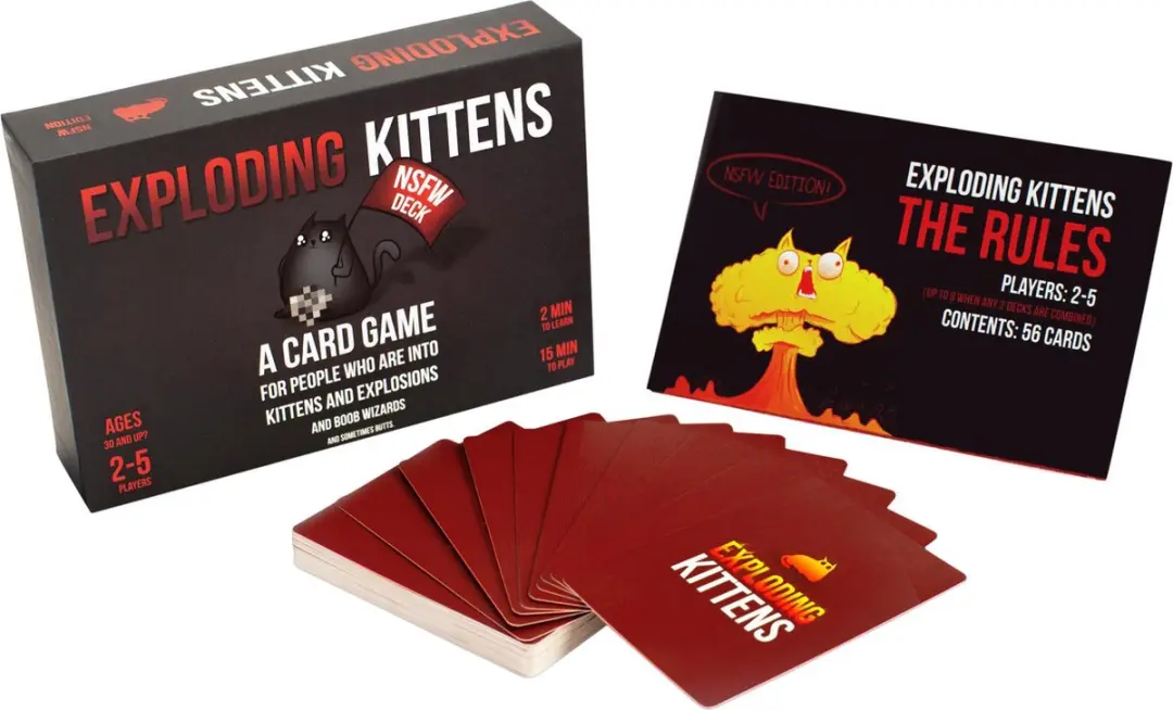 Exploding Kittens NSFW Edition EKG-NSFW1-1 Kaartspel - 2-5 Spelers