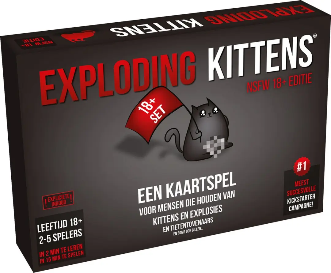 Exploding Kittens NSFW Edition EKG-NSFW1-1 Kaartspel