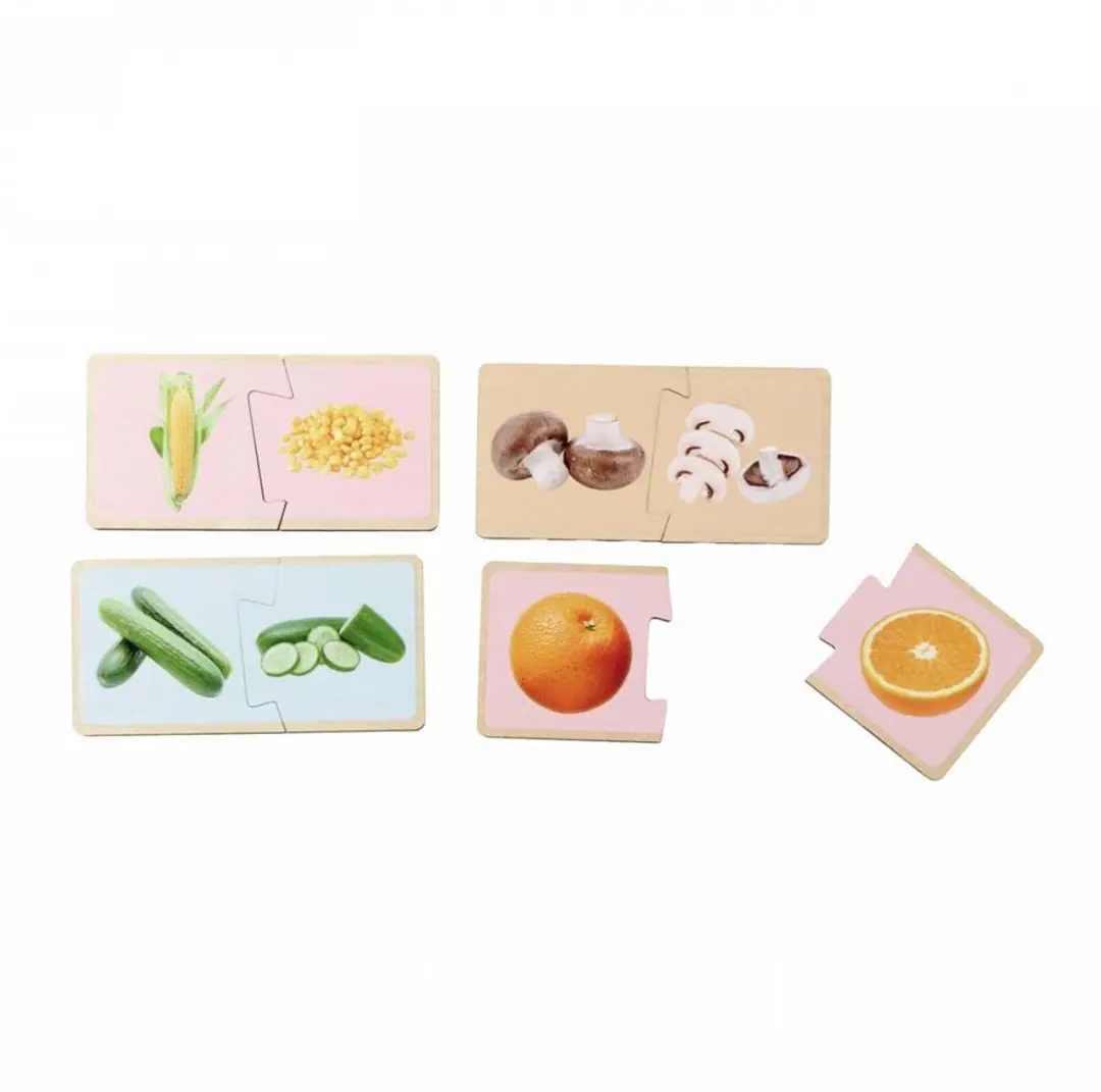 Eichhorn Montessori Puzzel 34 Stuks - Roze - afbeelding 2 van 6