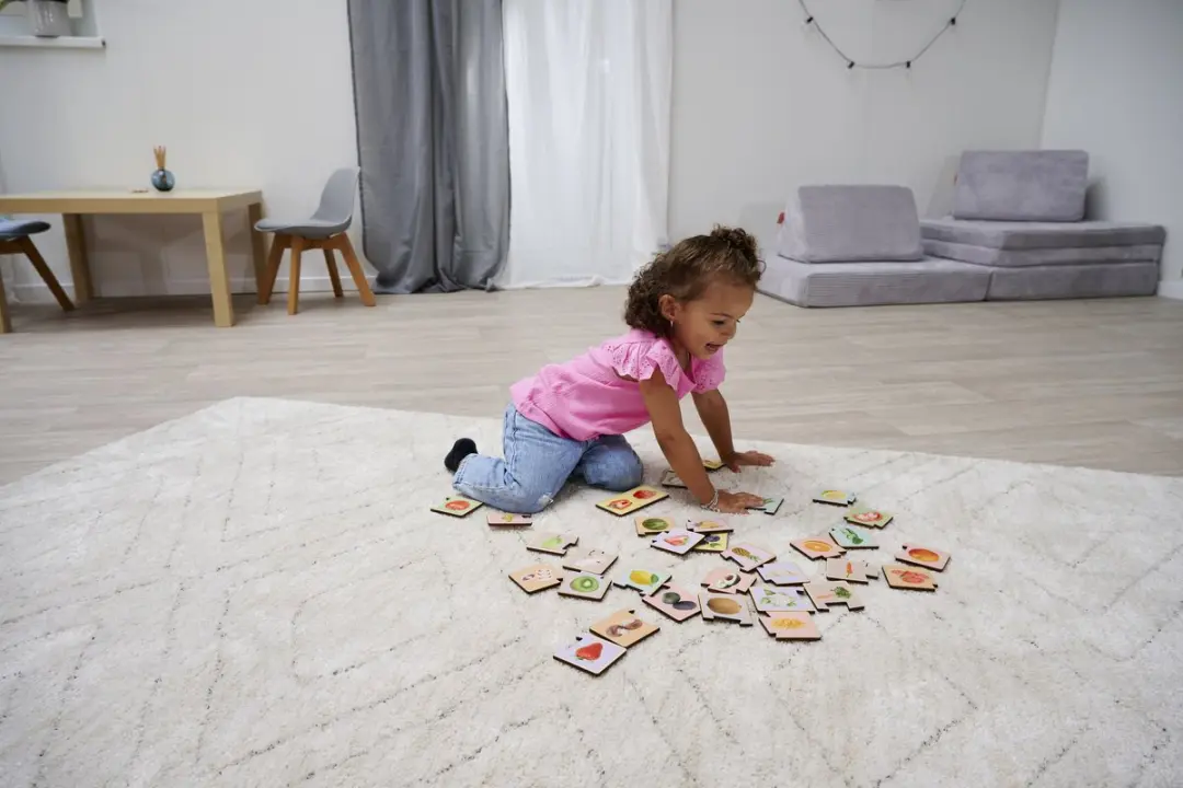 Eichhorn Montessori Puzzel 34 Stuks - Roze - afbeelding 4 van 6
