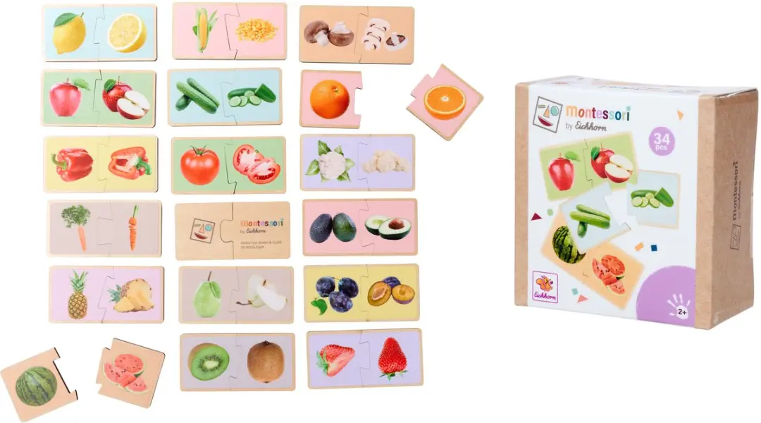 Eichhorn Montessori Puzzel 34 Stuks