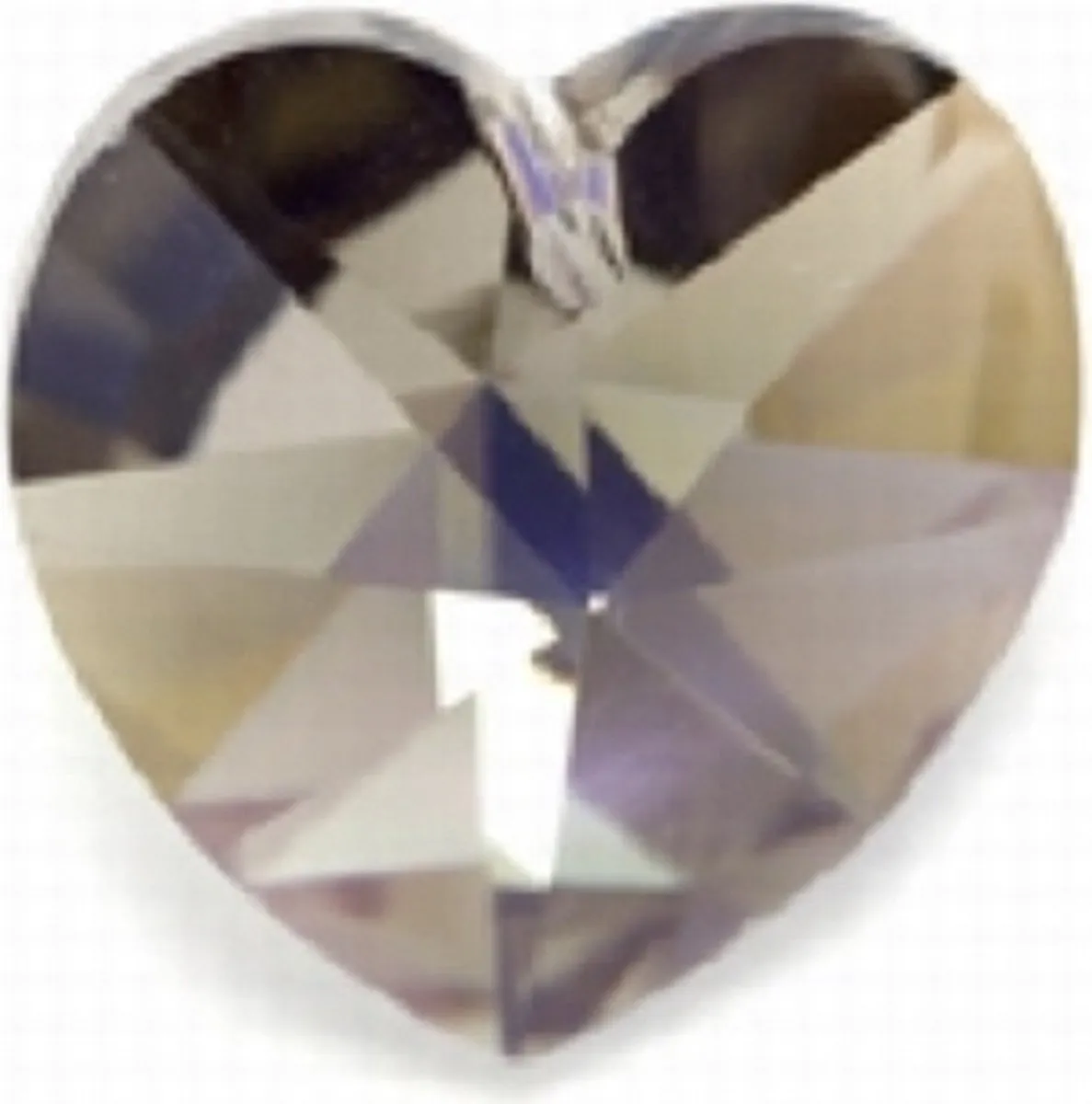 Swarovski Elements Hart 18x18mm Black Diamond AB