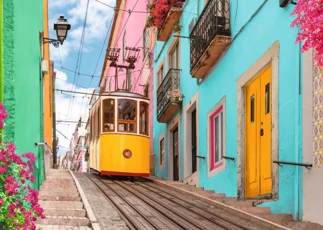 Ravensburger The Lisbon Tram Puzzel 1000 Stukjes