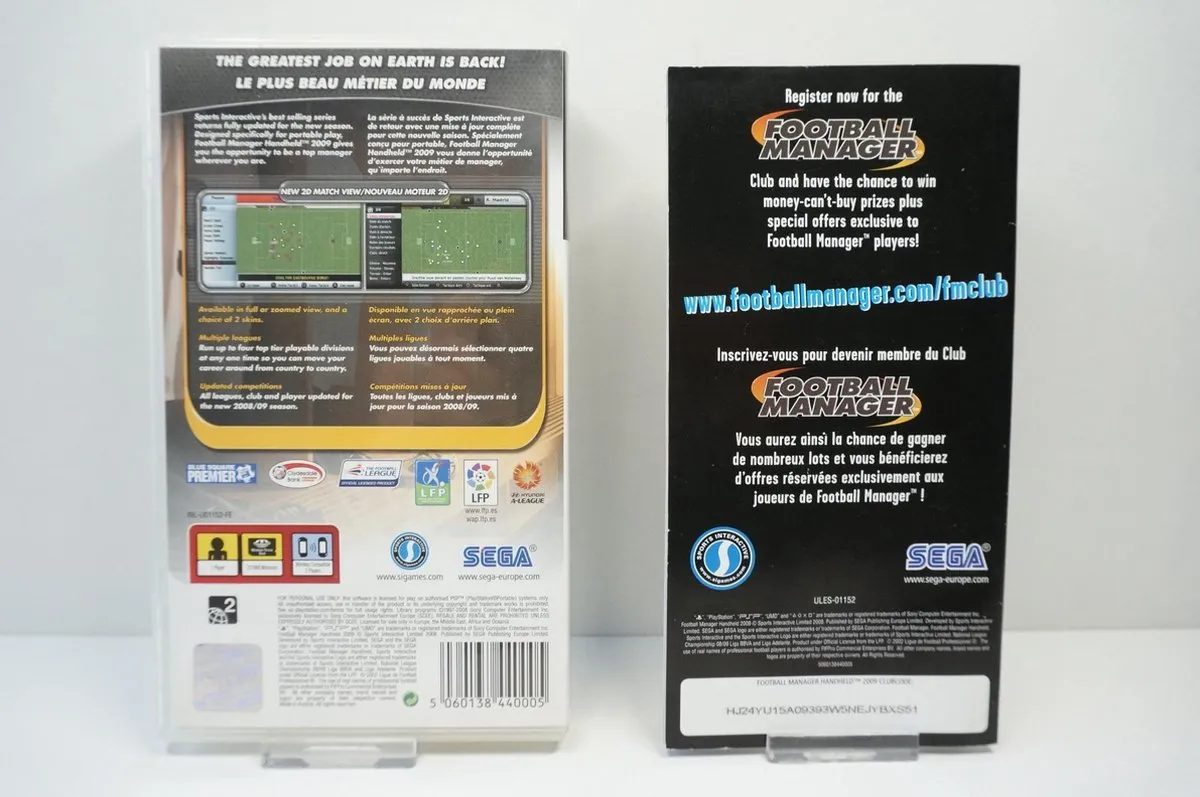 Sega Football Manager Handheld 2009 PSP