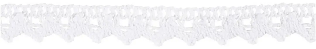 CC Crochet Lace Border , W: 19 mm, white, 10 m/ 1 roll
