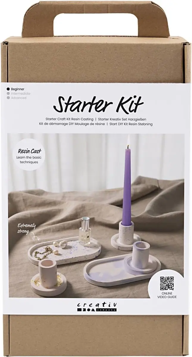 Creativ Company Starter Hobbyset Hars Gieten Kandelaren en Dienbladen