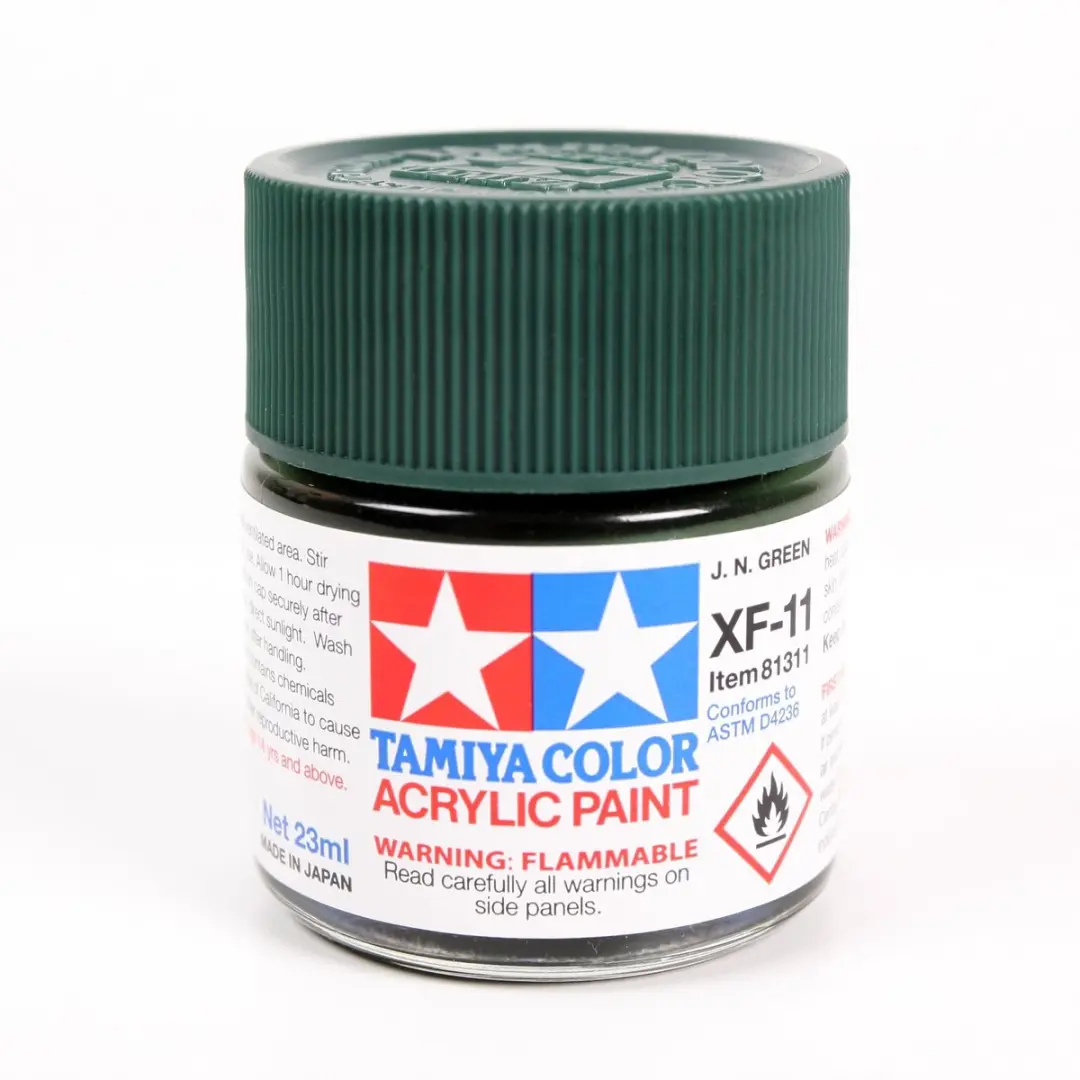 Tamiya Acrylverf Groen Mat 23ml XF-11 J.N. Green