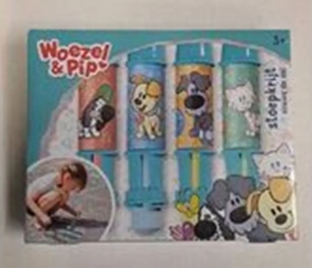 Woezel en Pip stoepkrijt