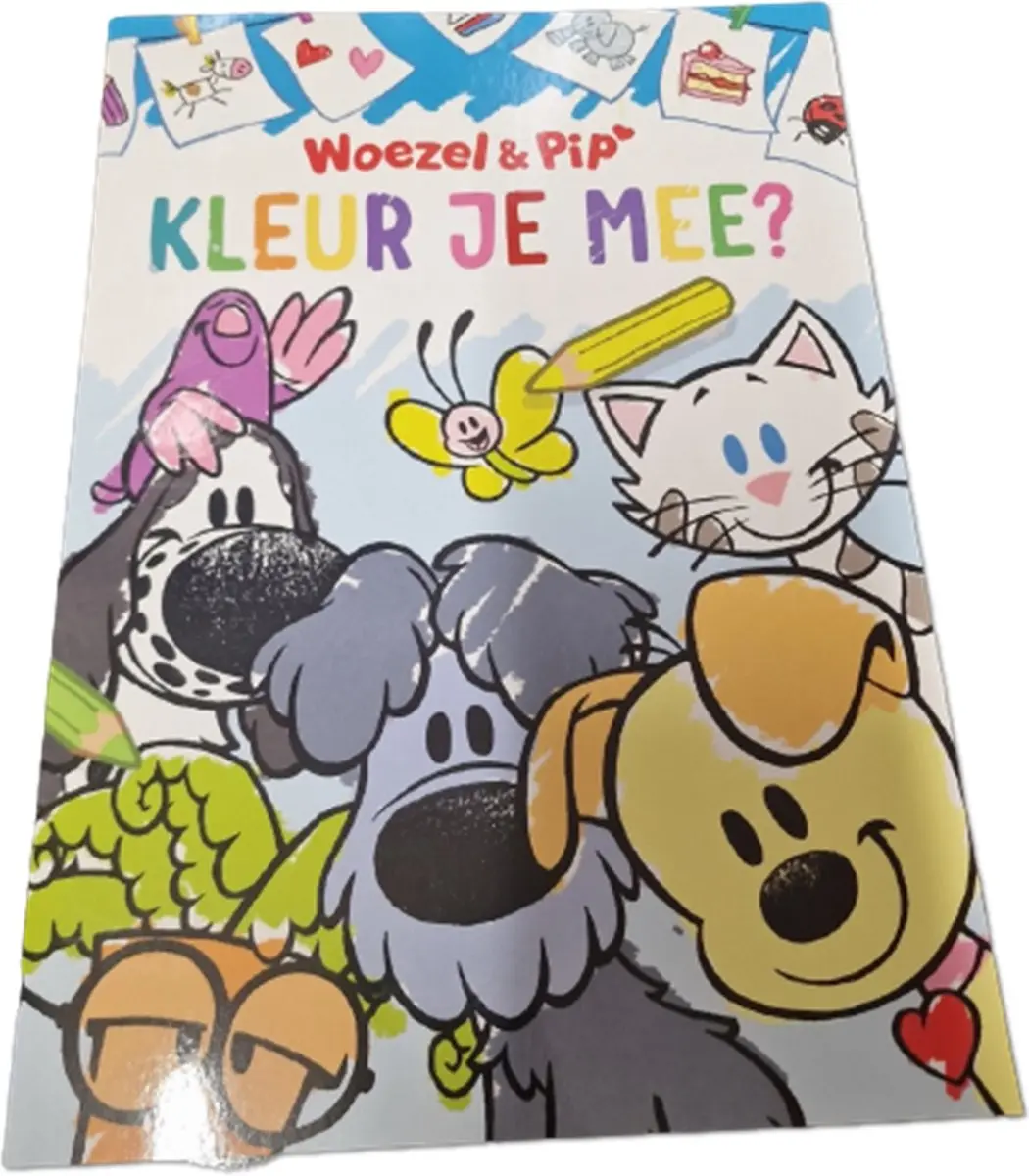Woezel en pip kleurboek kleur je mee?