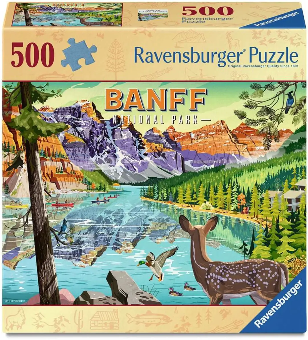 Ravensburger Banff National Park Puzzel 500 Stukjes