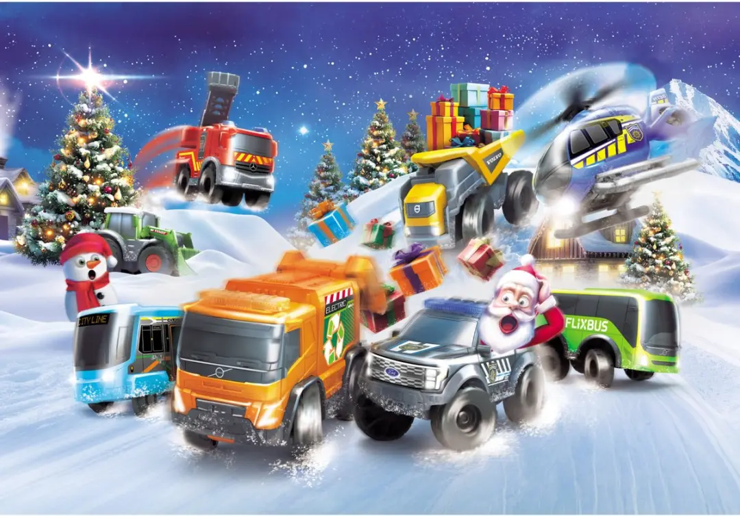 Dickie Toys Adventskalender Voertuigen 203747021 - Meerkleurig - afbeelding 4 van 6