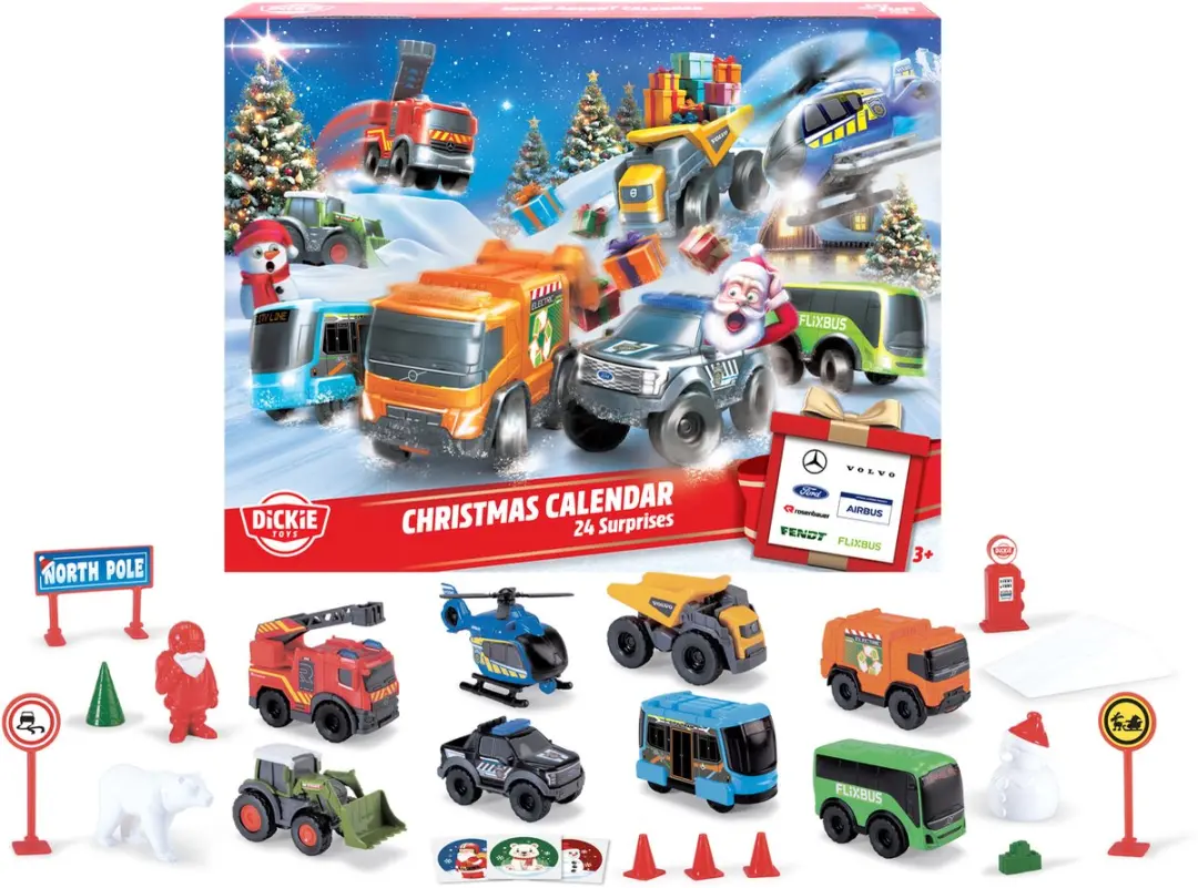 Dickie Toys Adventskalender Voertuigen 203747021 - Meerkleurig - afbeelding 6 van 6