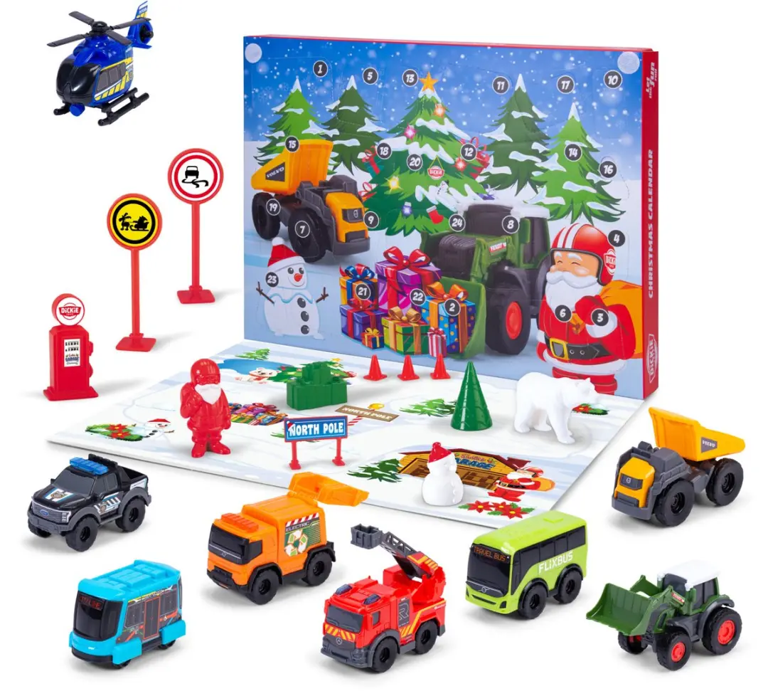 Dickie Toys Adventskalender Voertuigen 203747021