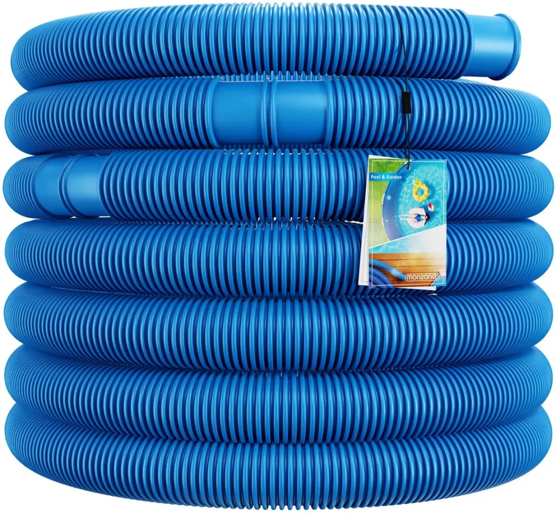 Monzana Zwembadfilterslang 10m Ø32mm - Flexibel Blauw