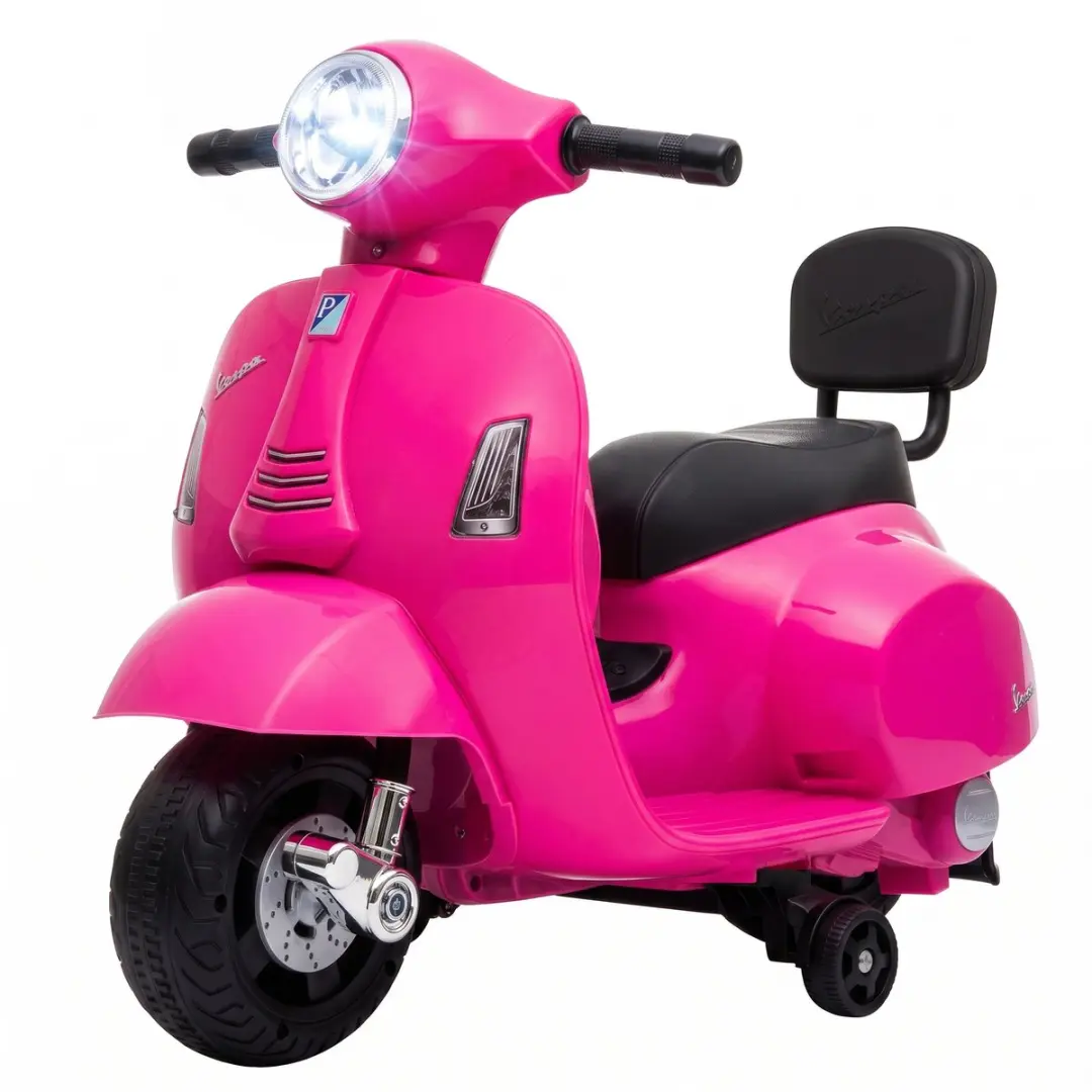 AIYAPLAY Electric Ride-on Motorcycle-Kunststoff, Stahl-66,5L x 38B x 52H cm-Rosa