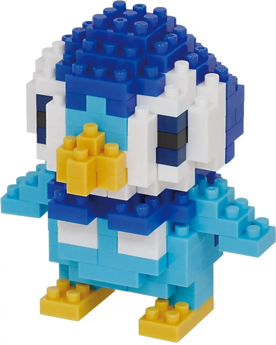 Bandai Nanoblock Piplup Pokémon Bouwset - 170 Stukken