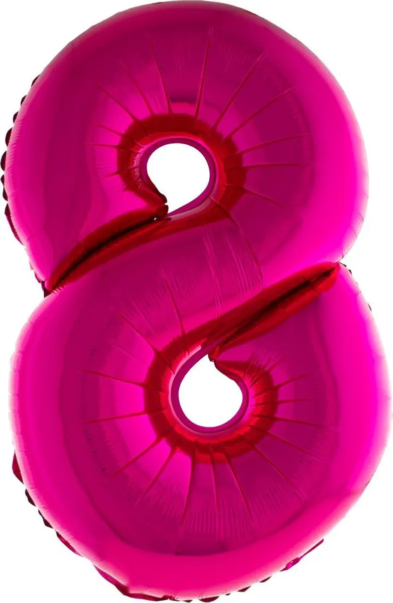 Cijferballon folie nummer 8