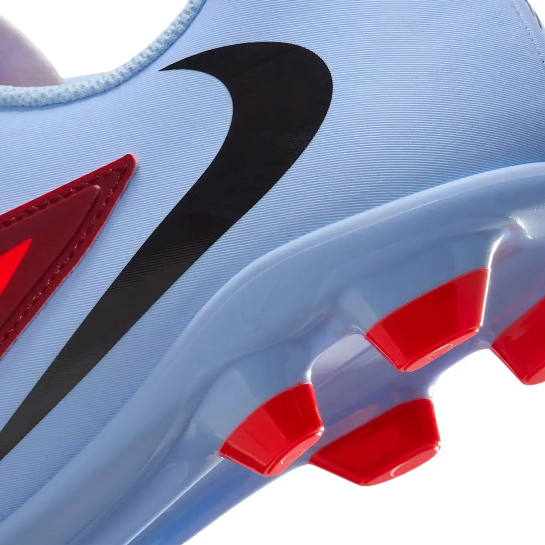 Nike Phantom 6 Low Club Voetbalschoenen - 43 - Lichtblauw/Rood - afbeelding 5 van 6