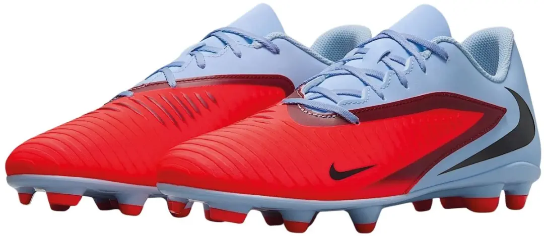 Nike Phantom 6 Low Club Voetbalschoenen - 43 - Lichtblauw/Rood