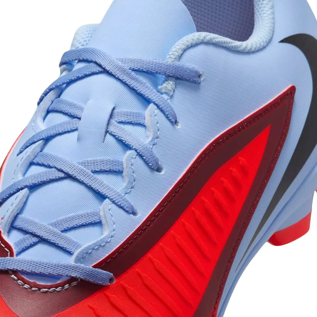 Nike Phantom 6 Low Club Voetbalschoenen - 43 - Lichtblauw/Rood - afbeelding 2 van 6
