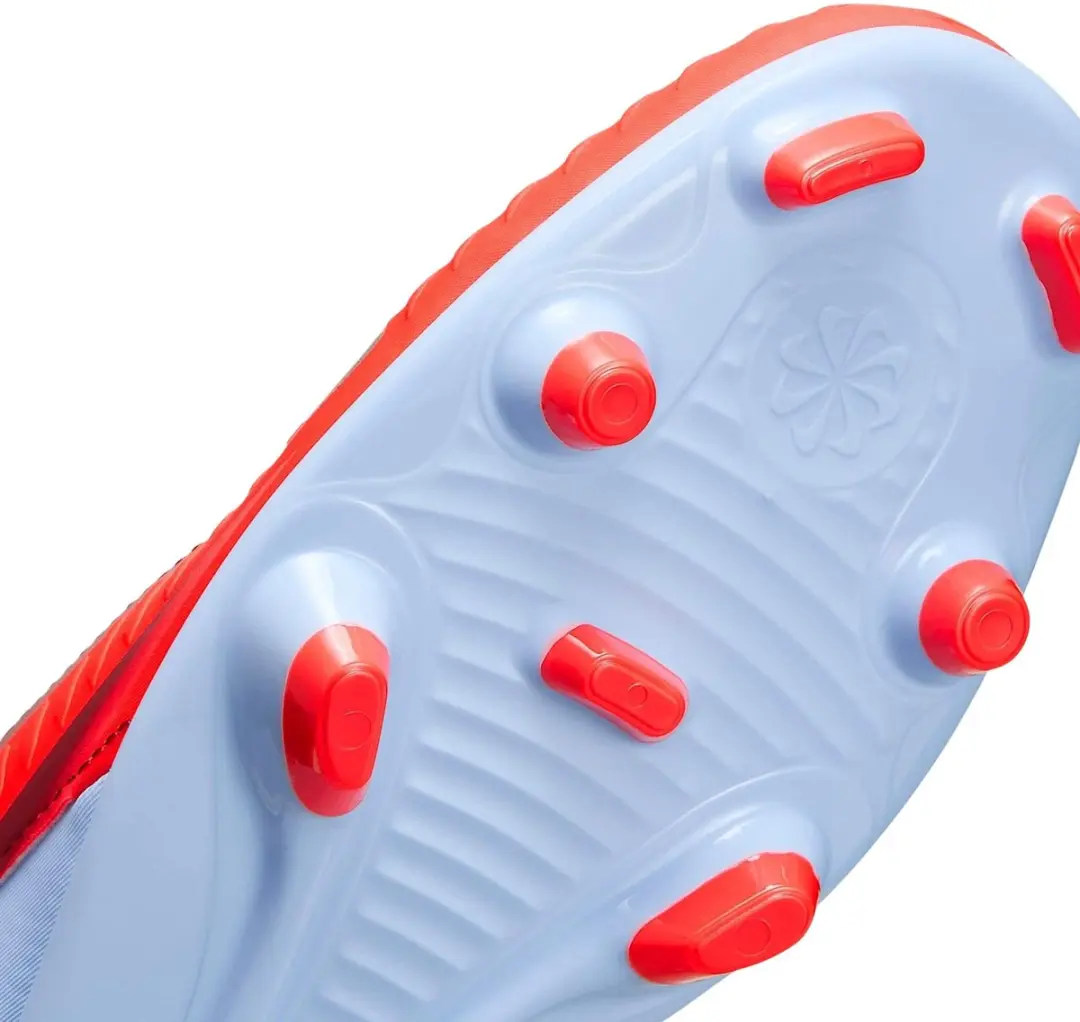 Nike Phantom 6 Low Club Voetbalschoenen - 43 - Lichtblauw/Rood - afbeelding 6 van 6