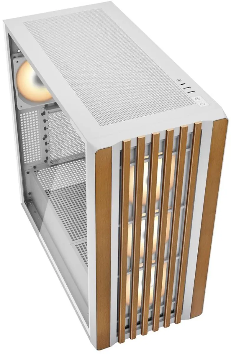 Sharkoon REBEL C70G RGB Full Tower - Wit/Hout