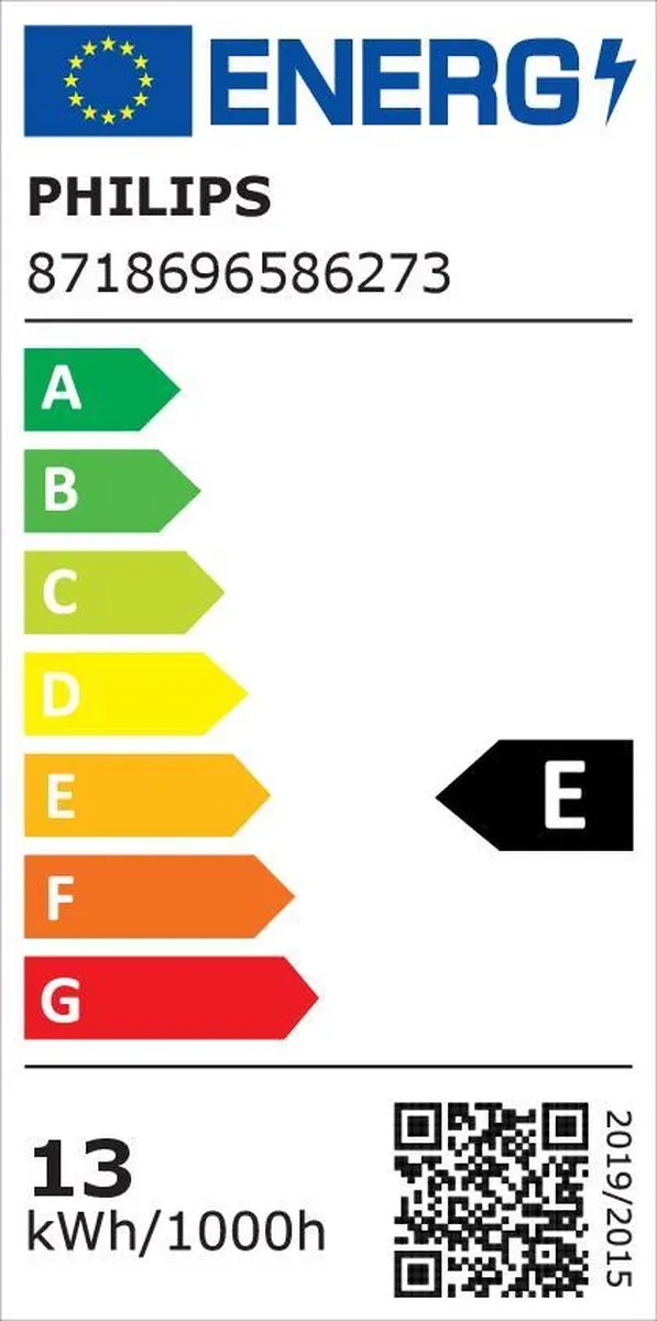 Philips LED Lamp Mat 13W E27 Warmwit - 6 Stuks