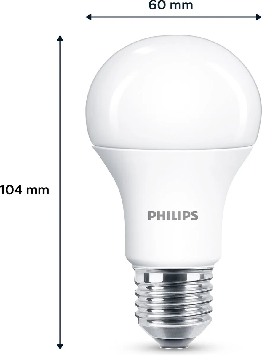 Philips LED Lamp Mat 13W E27 Warmwit - 6 Stuks