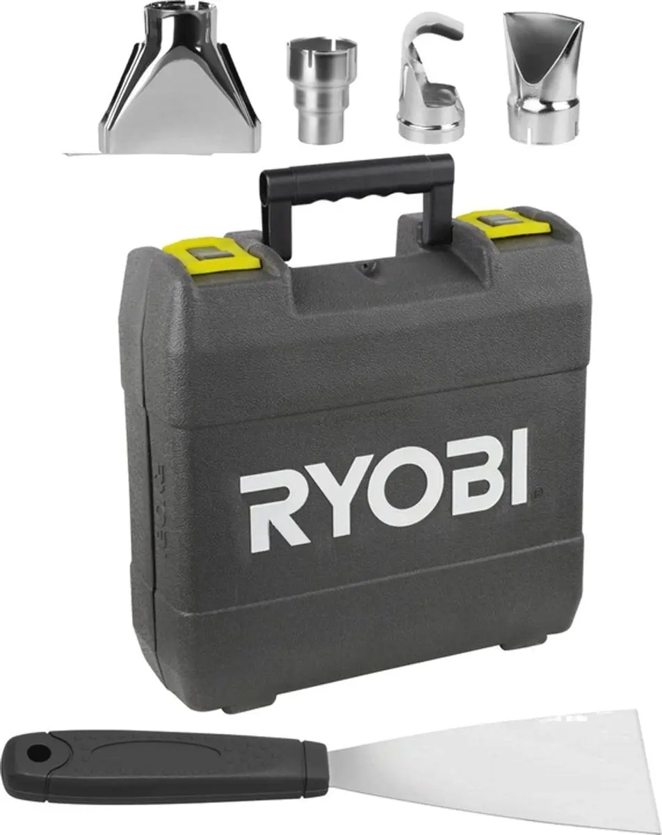 Ryobi EHG2020LCD Heteluchtpistool 2000W - LCD Display - afbeelding 2 van 4