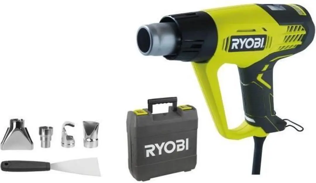 Ryobi EHG2020LCD Heteluchtpistool 2000W - LCD Display - afbeelding 4 van 4