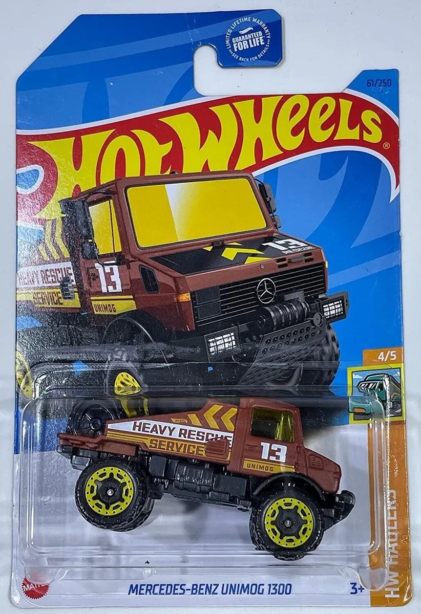 Hot Wheels Mercedes-Benz Unimog 1300 Heavy Rescue HW Haulers 1:64