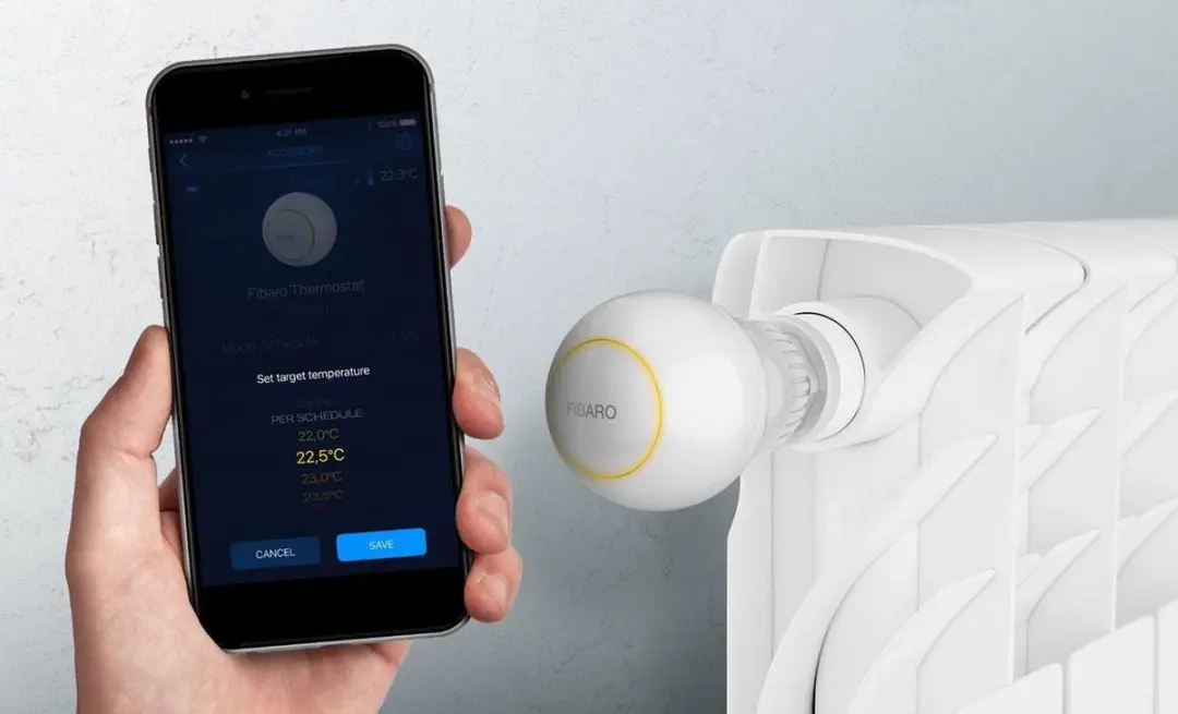 Fibaro The Heat Controller FGT-001 Slimme Thermostaatkraan - Wit - afbeelding 4 van 6