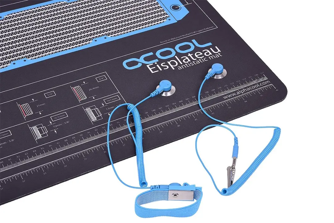 Alphacool Eisplateau Anti-Statische Werkmat - Zwart