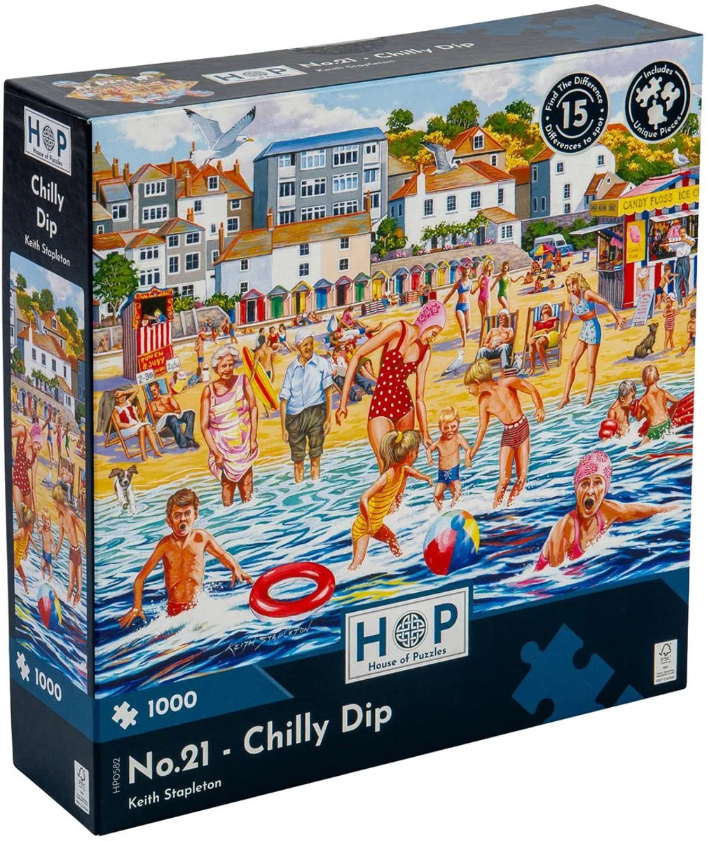 House Of Puzzles Chilly Dip Legpuzzel 1000 Stuks - HP0582