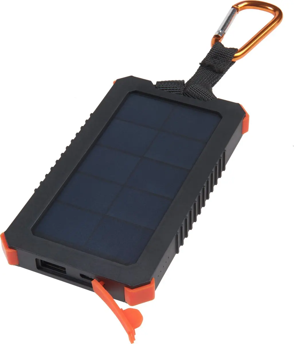 Xtorm Solar Powerbank AM122 5000mAh - USB/USB-C - 2x Opladen - Oranje - afbeelding 4 van 6