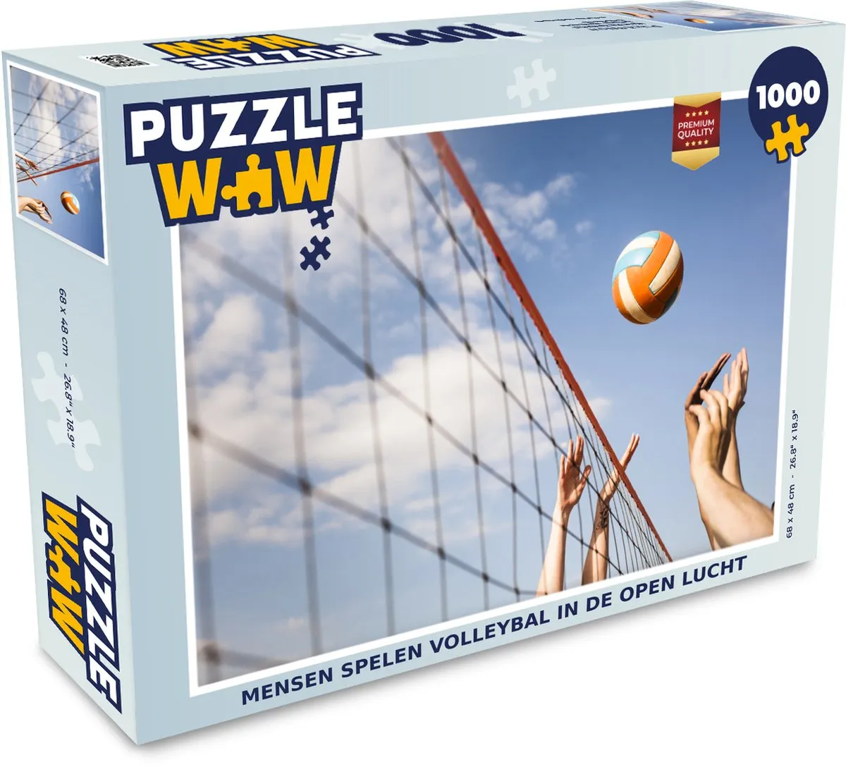 PuzzleWow Volleybal Puzzel 1000 Stuks
