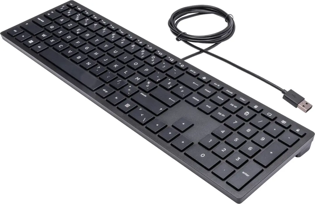 HP Pavilion 300 Bedraad Toetsenbord AZERTY - Zwart - afbeelding 2 van 3