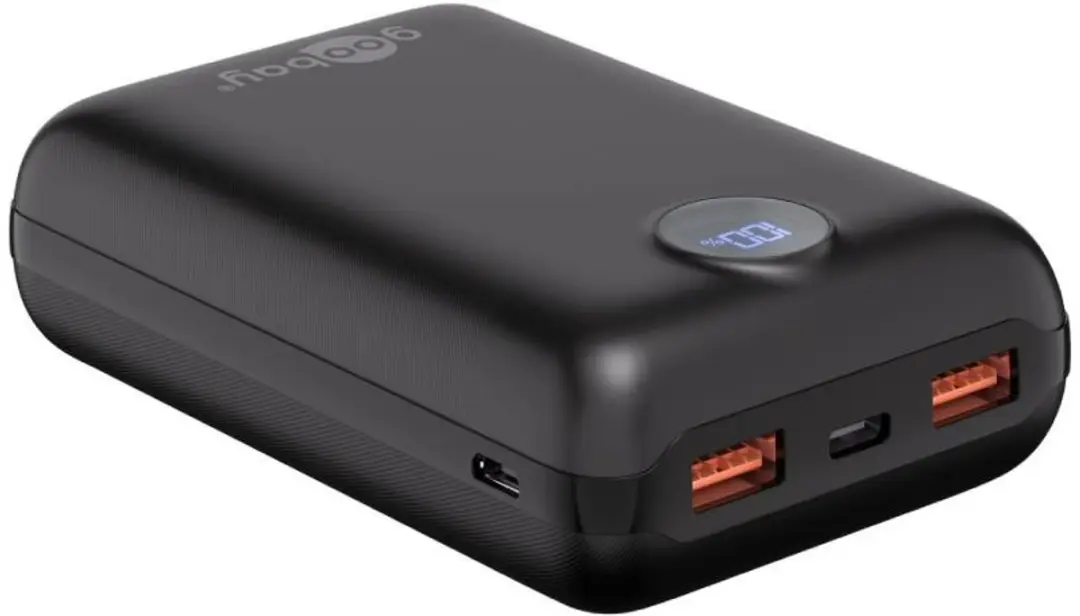 Goobay Powerbank 20.000mAh 22,5W - 3x USB - PD/QC - Zwart