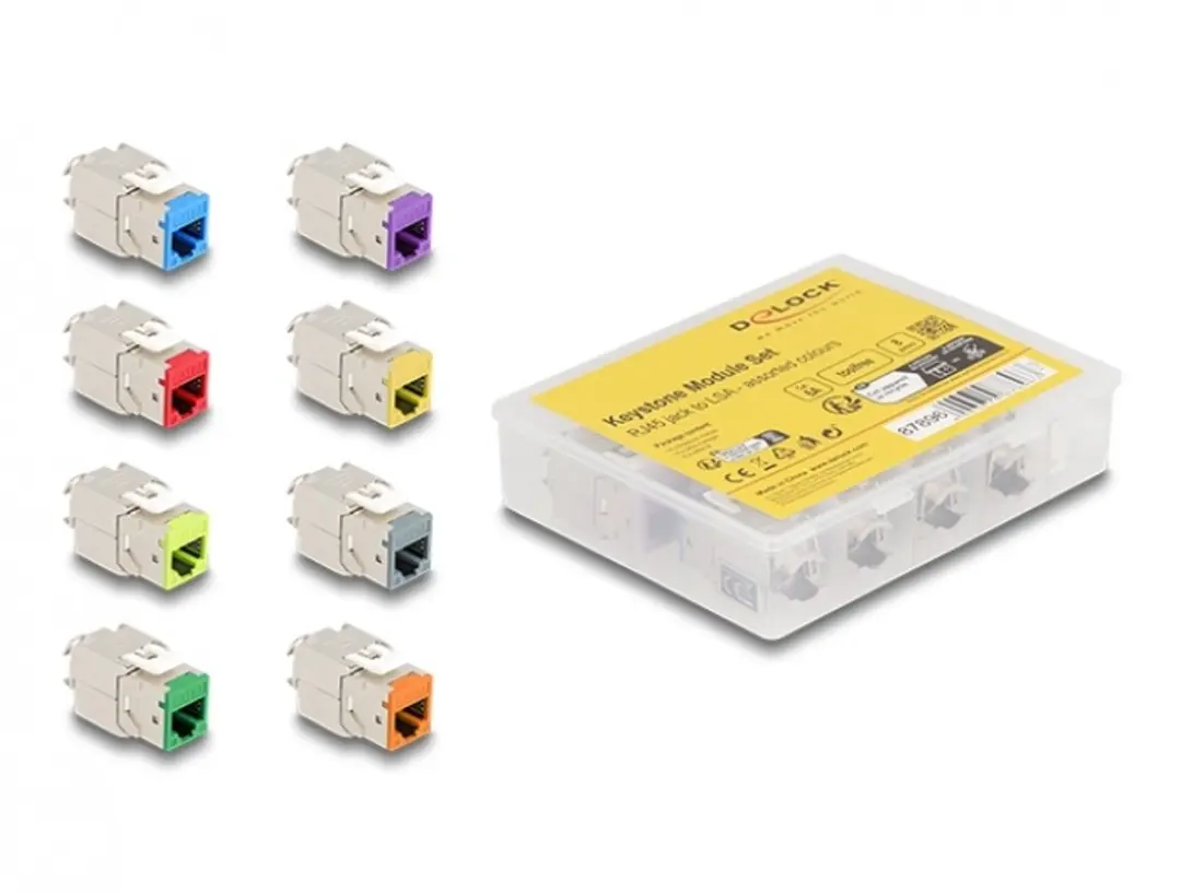 Delock Keystone RJ45 LSA Cat.6A Modul