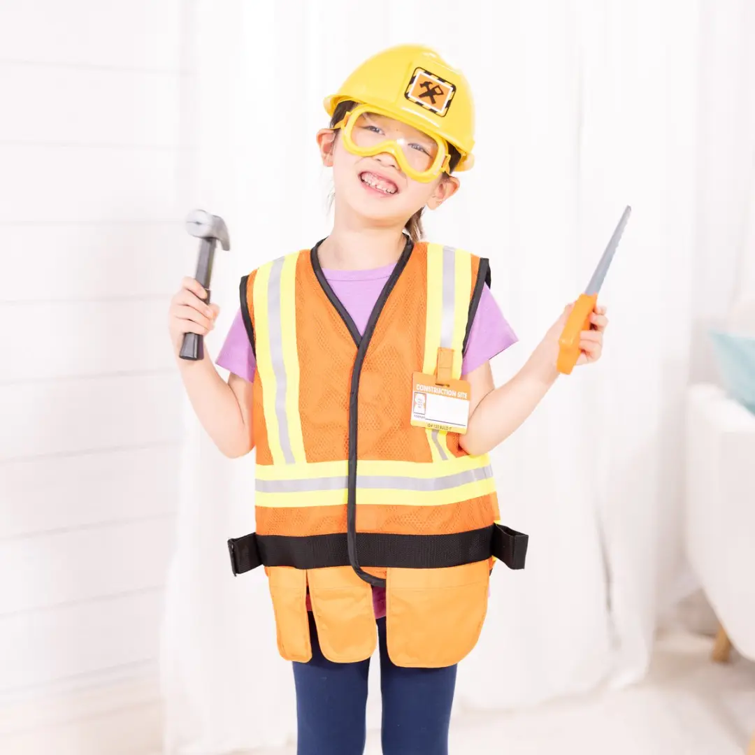 Melissa & Doug Verkleedset Bouwvakker - Helm & Gereedschap - afbeelding 3 van 6