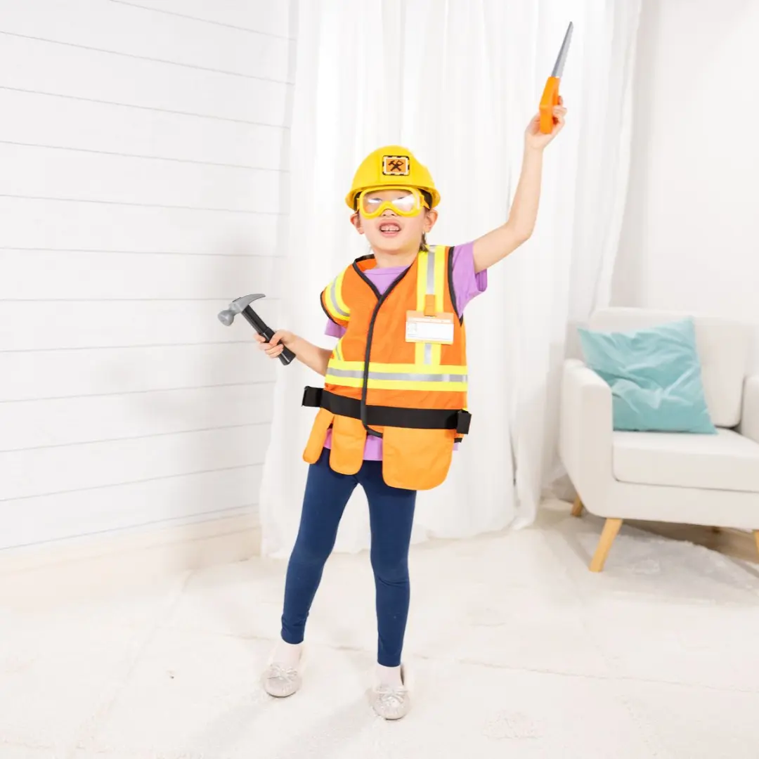 Melissa & Doug Verkleedset Bouwvakker - Helm & Gereedschap - afbeelding 6 van 6