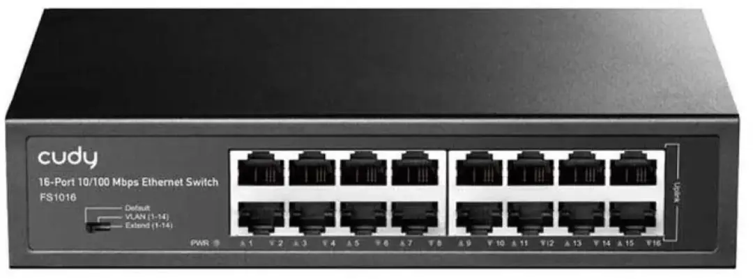 Cudy FS1016 Desktop Switch - 16 Poorten - 3.2 Gbps - afbeelding 4 van 4