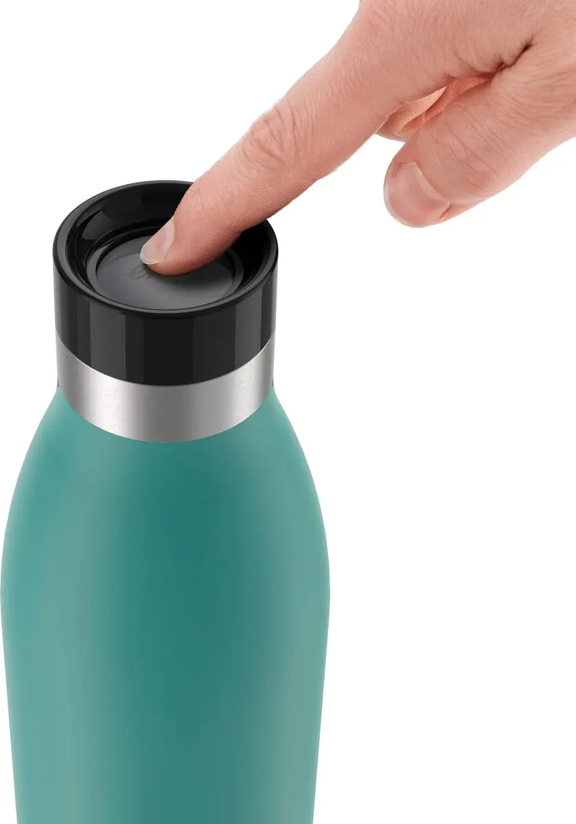 Emsa Bludrop Color 0,7L Drinkfles - 12u Warm, 24u Koel - Groen - afbeelding 5 van 6