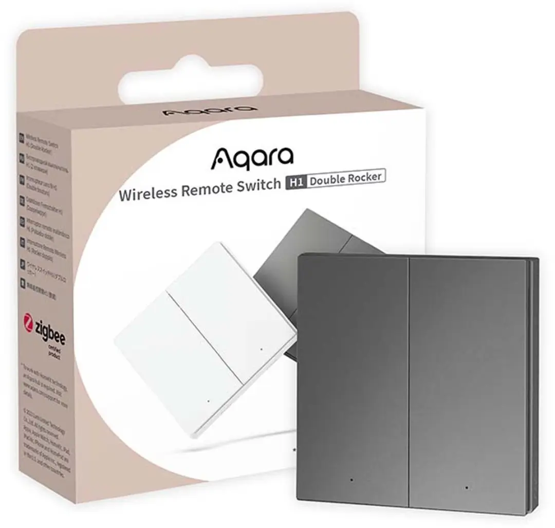 Aqara Wireless Remote Switch H1 (double rocker)