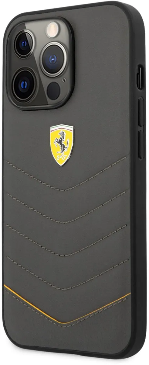 Ferrari Leather Hoesje iPhone 13 Pro